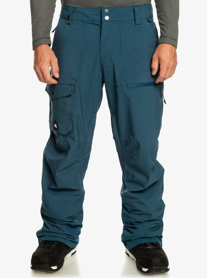 QUIKSILVER S / Majolica Blue Quiksilver Utility 2024 Mens Snow Pant Majolica Blue