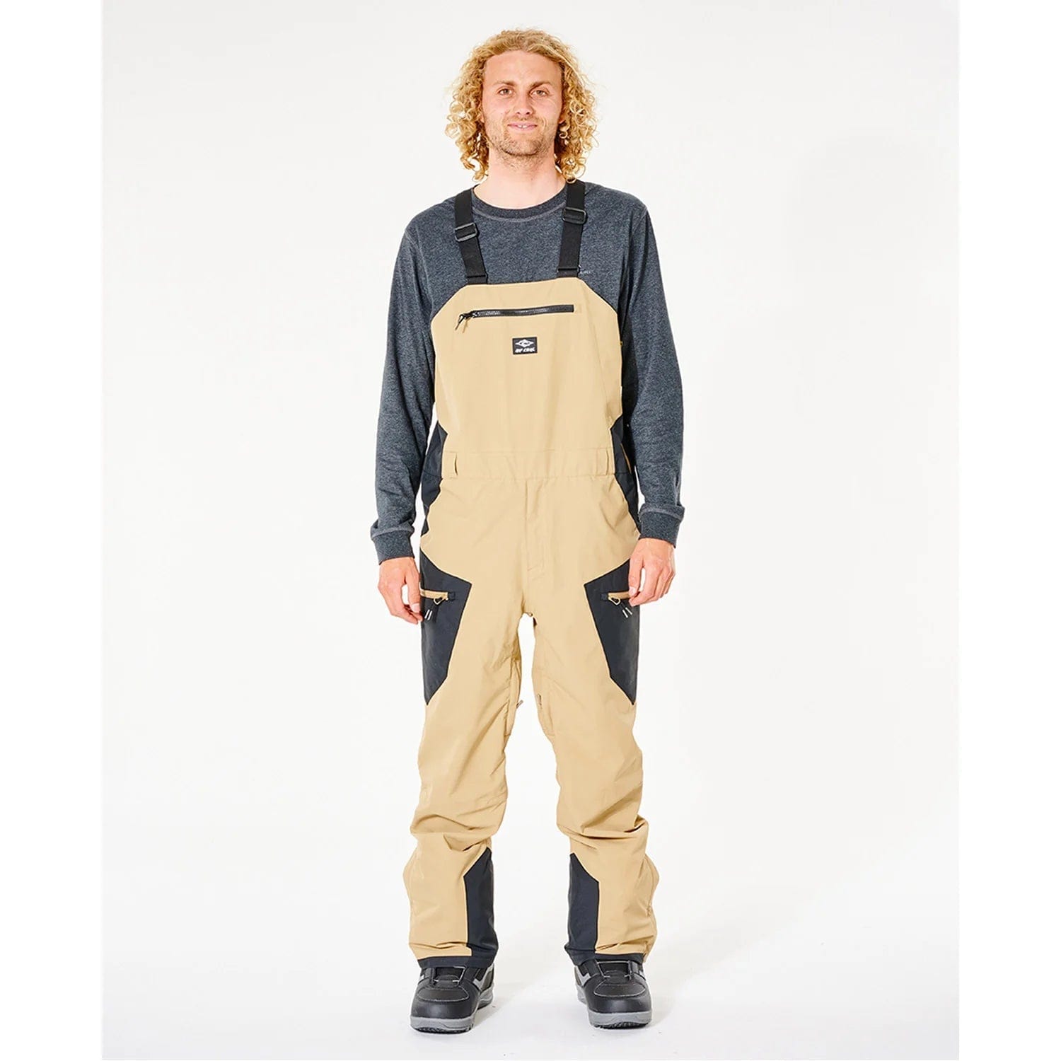 Rip Curl M / KHAKI Rip Curl Taipan Mens Bib Pant