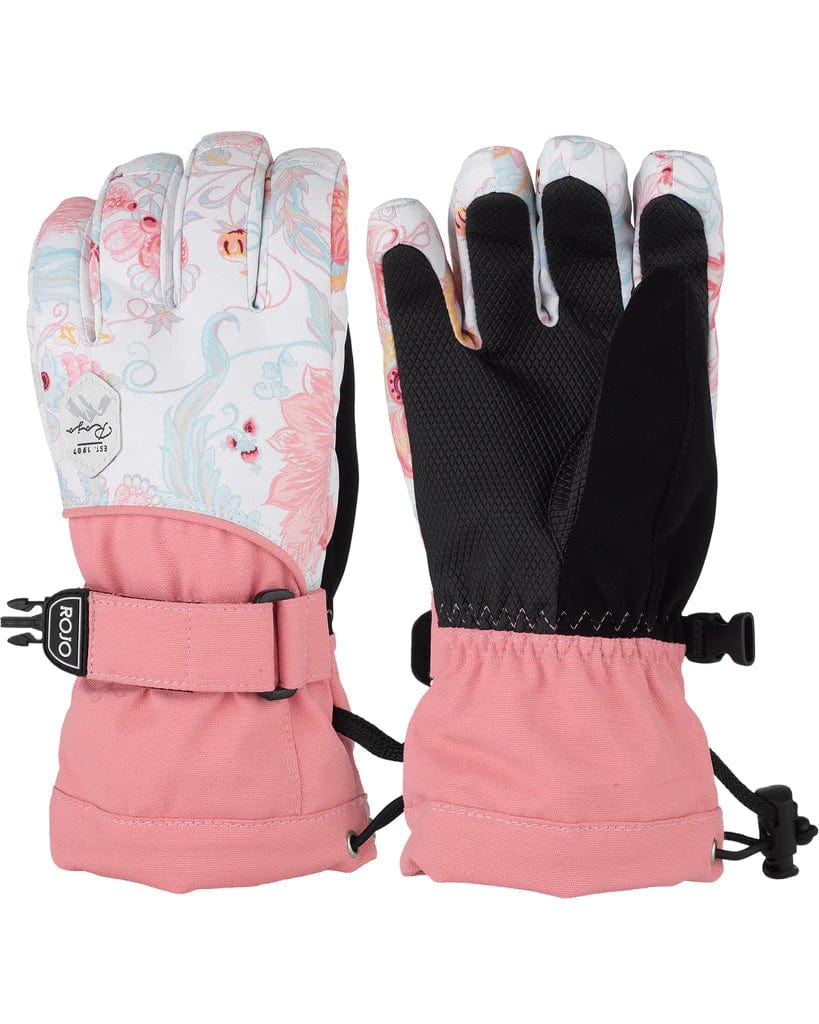 ROJO 10 / WHITE Rojo Girls Maximise Snow Glove