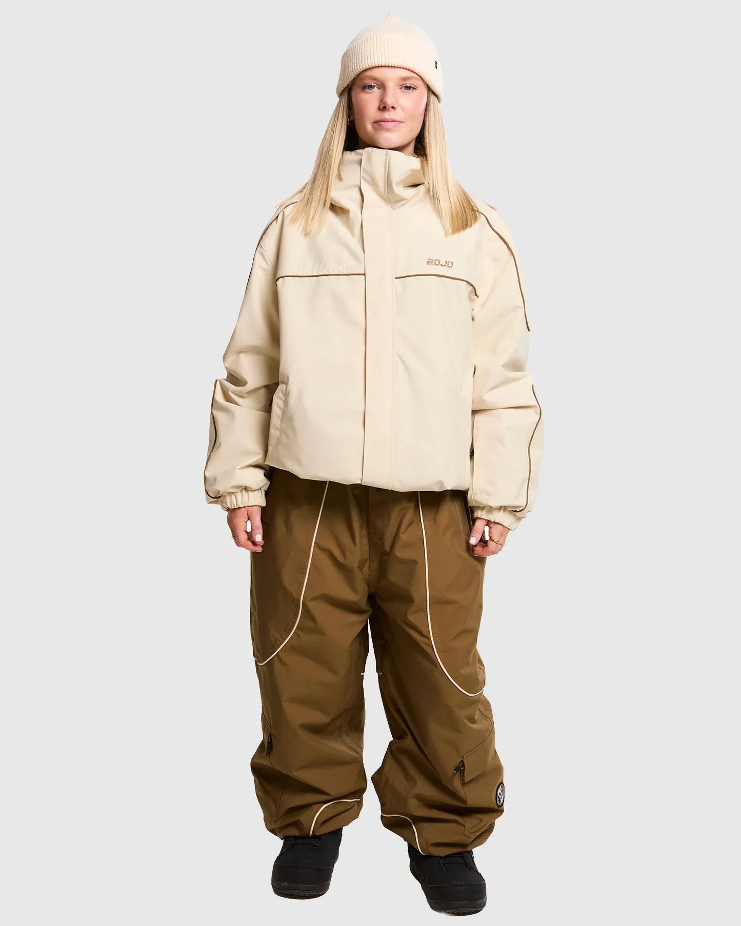 ROJO L/XL / Beige Rojo Nine Oh Ladies Jacket