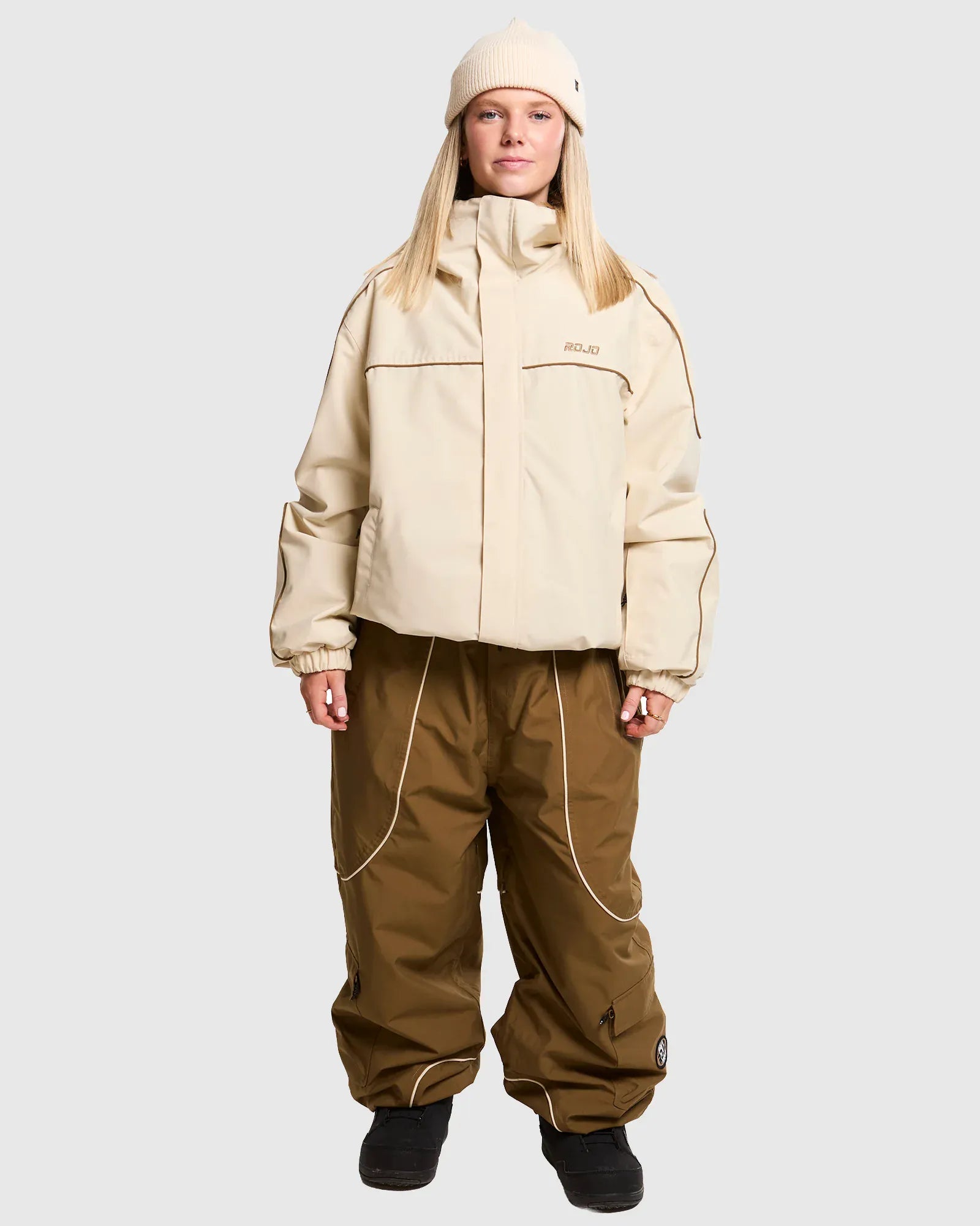 ROJO L/XL / Beige Rojo Nine Oh Ladies Jacket