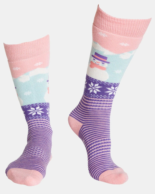 ROJO 13-3 / FESTIVAL BLOOM Rojo Sid Snowman Girls Sock