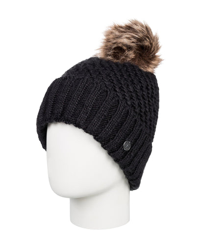 ROXY BLACK Roxy Blizzard Beanie Black