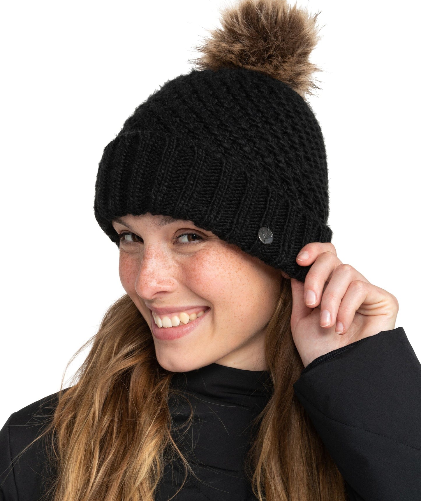 ROXY BLACK Roxy Blizzard Beanie Black