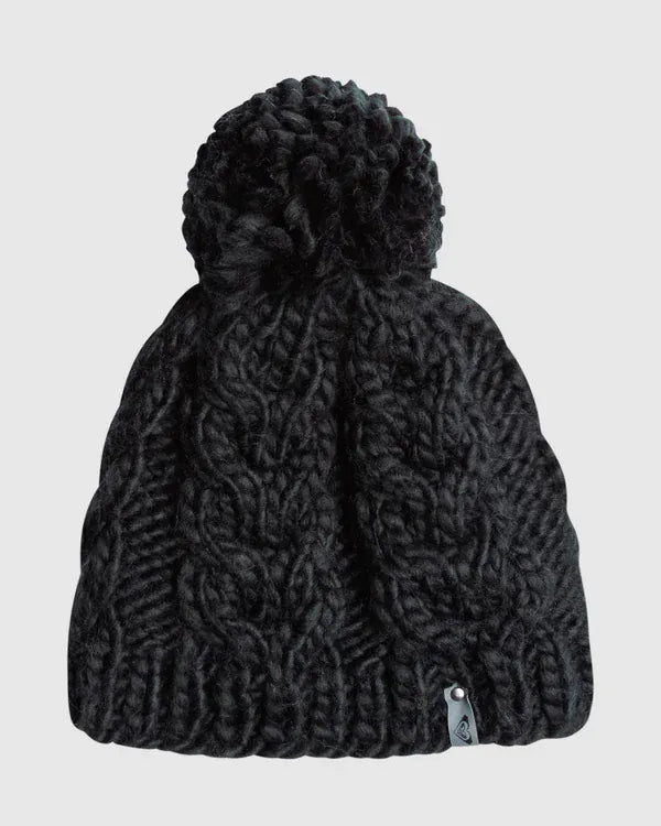 ROXY BLACK Roxy Winter Beanie