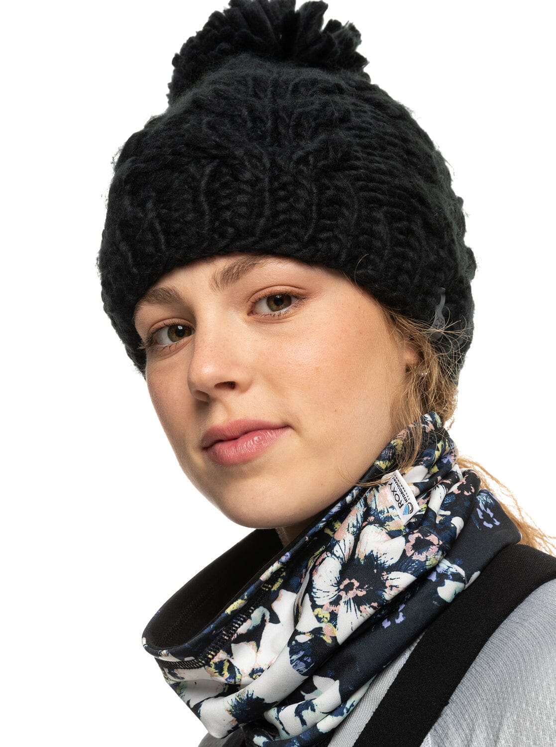 ROXY BLACK Roxy Winter Beanie - Black