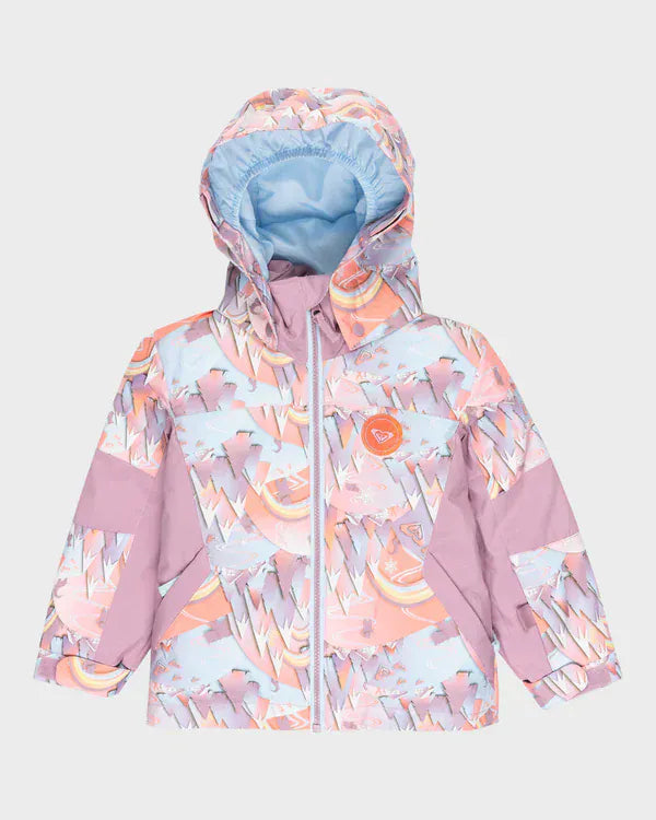 ROXY 4/5 / CORAL CHIC PAPERCUT ROXY SNOWY TALE JACKET