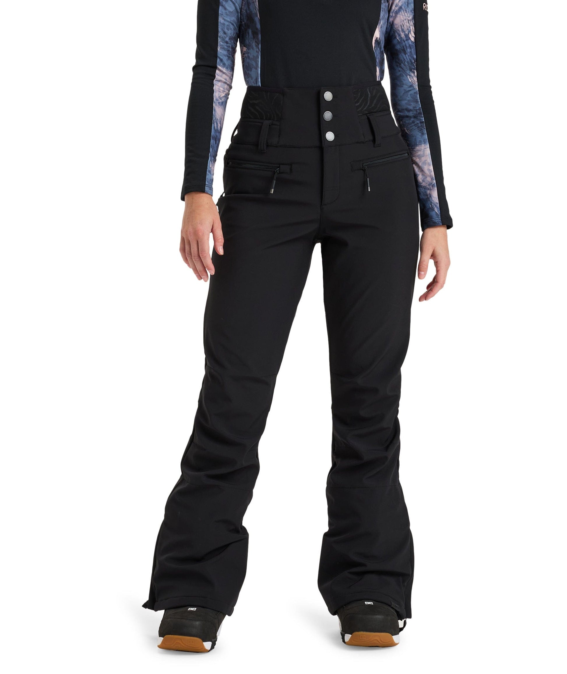 ROXY XS / BLACK Roxy Rising High Pant 2025