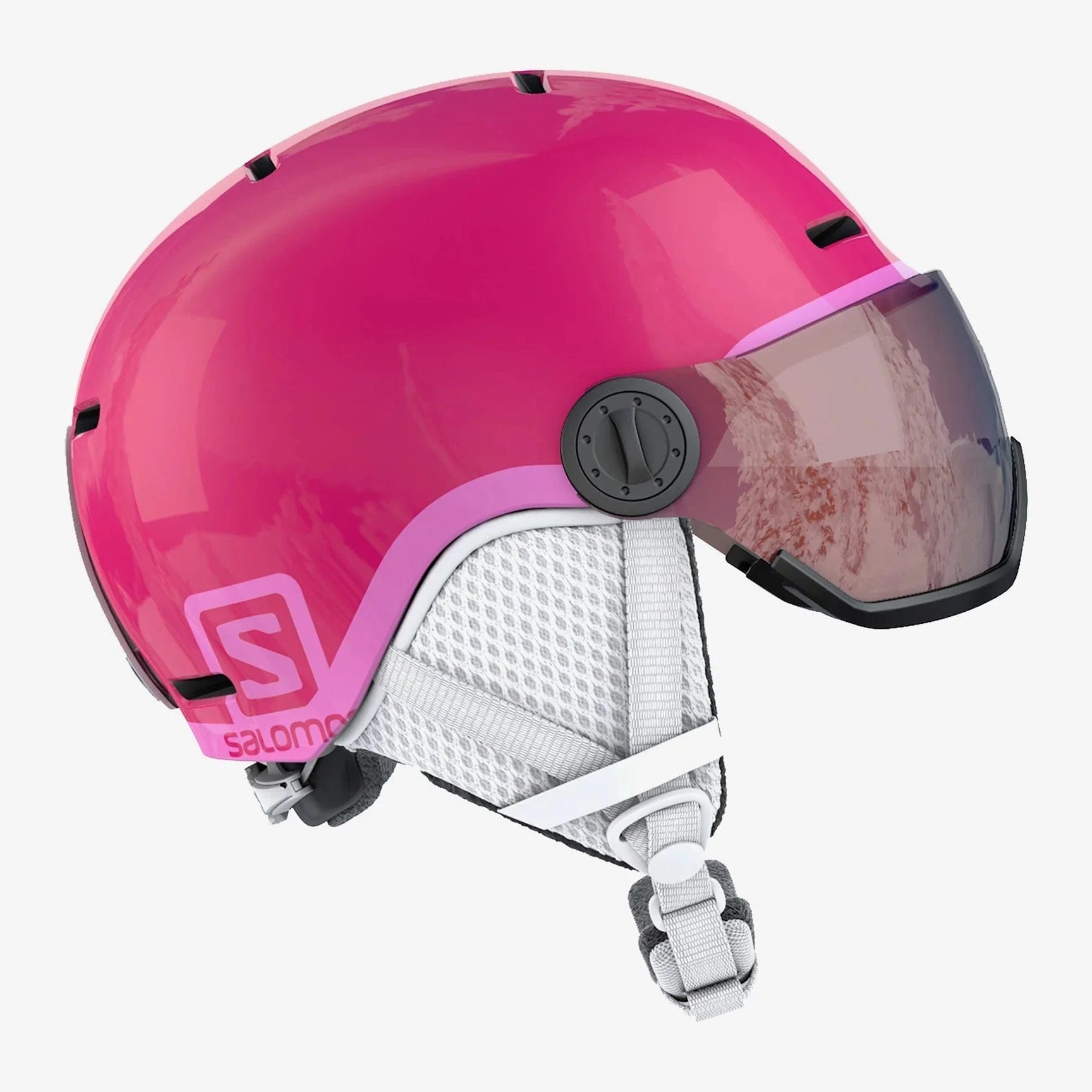 SALOMON M / PINK Salomon Grom Visor Helmet Pink - Ym