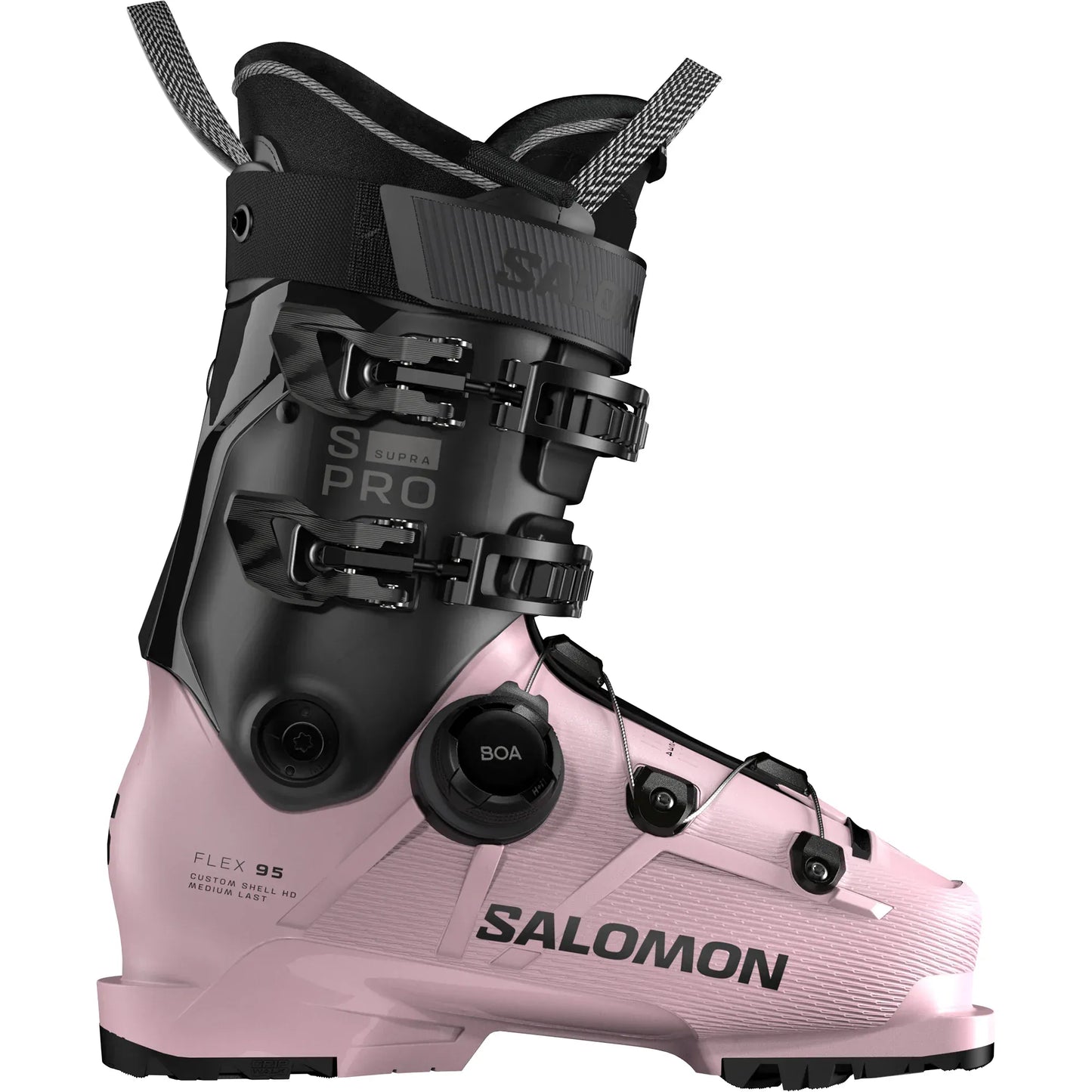 SALOMON 23.5 / ROSE Salomon S/Pro Supra Boa 95w Ski Boot