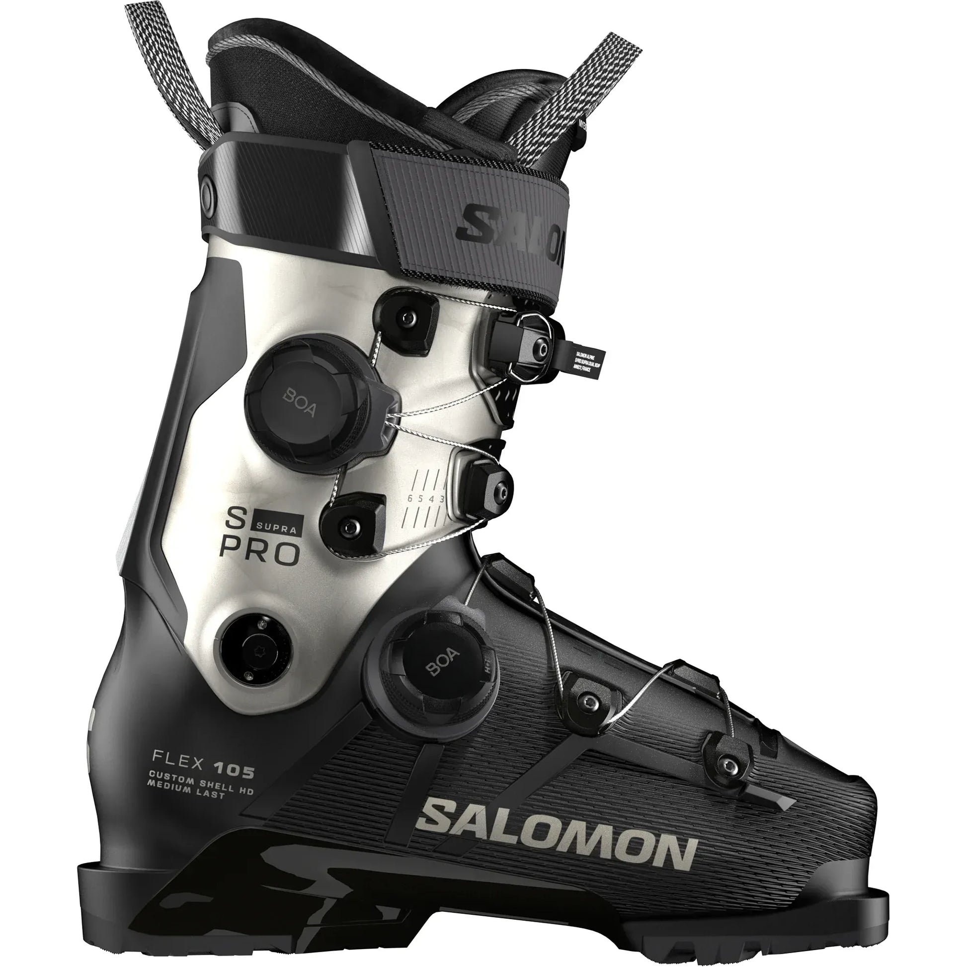 SALOMON 24.5 / BLACK Salomon S/Pro Supra Dual 105w Ski Boot