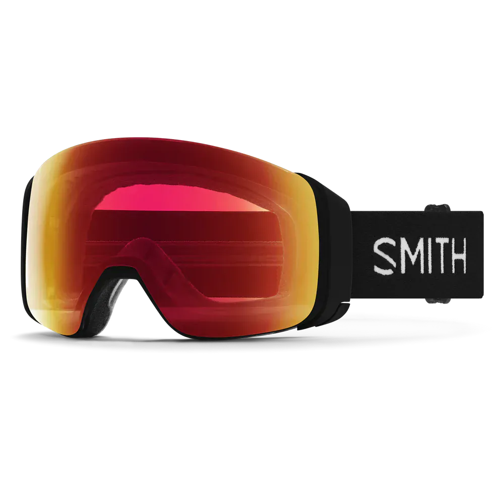 SMITH BLACK Smith 4D Mag Low Bridge Snow Goggle