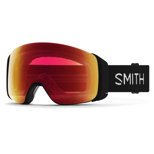 SMITH BLACK Smith 4D Mag Low Bridge Snow Goggle