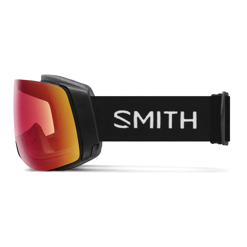 SMITH BLACK Smith 4D Mag Low Bridge Snow Goggle