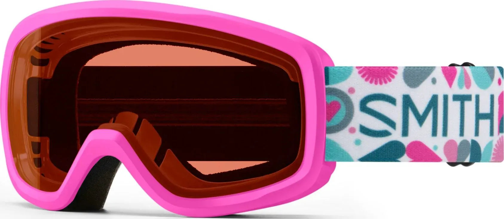 SMITH VIVID PINK HEARTS Smith Rascal Kids Snow Goggle