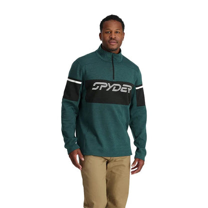 SPYDER M / CYPRESS GREEN Spyder Speed 2024 1/2 Zip Fleece Green