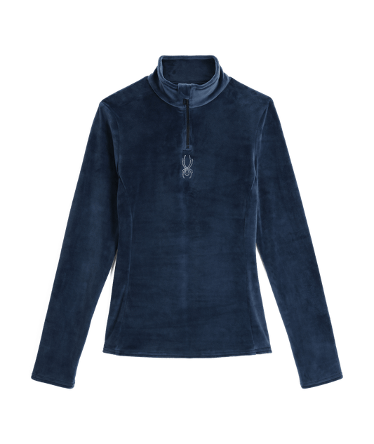 SPYDER M / NAVY Spyder Shimmer Bug Half Zip Navy