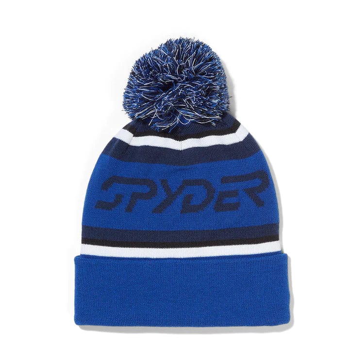 SPYDER BLUE Spyder Icebox Pom Pom Beanie Blue