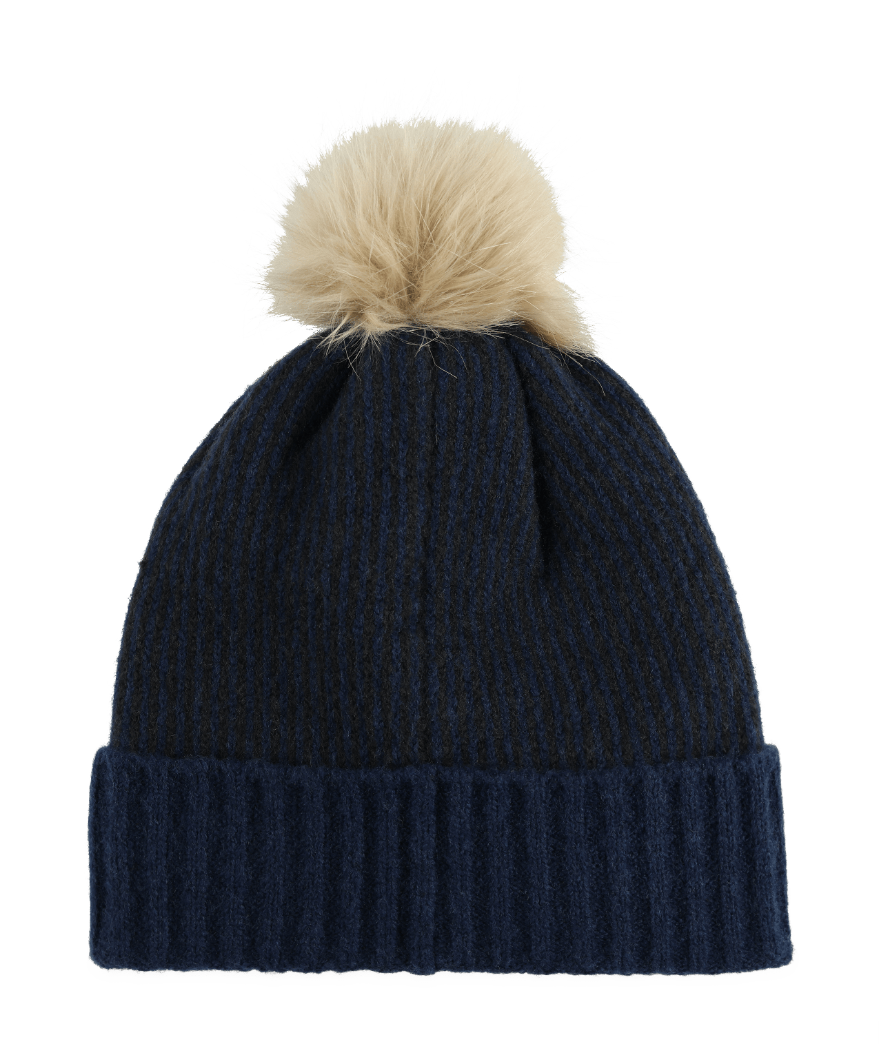 SPYDER NAVY Spyder Plait Pom Hat Navy