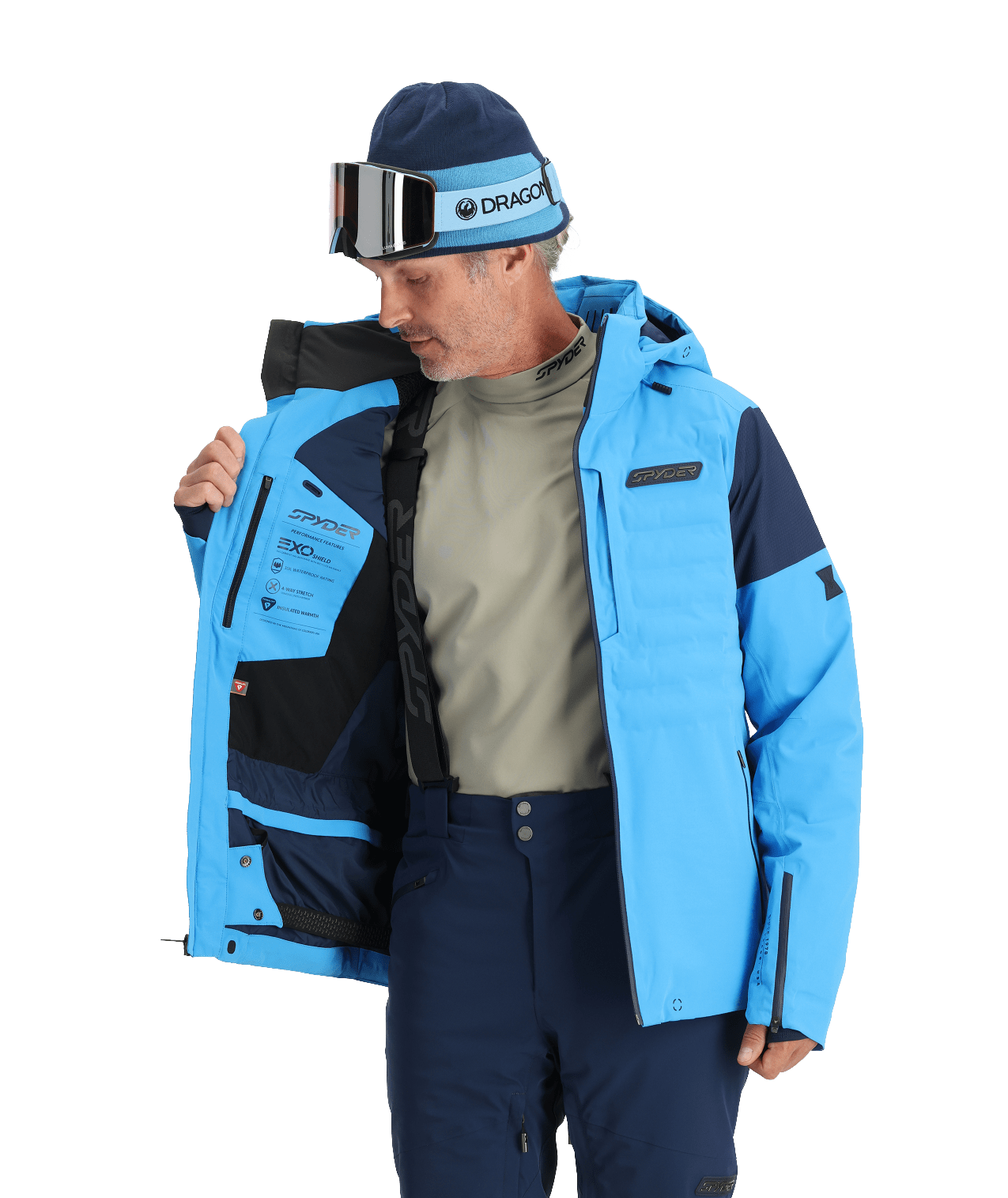 SPYDER L / AETHER BLUE Spyder Pinnacle Jacket 2025