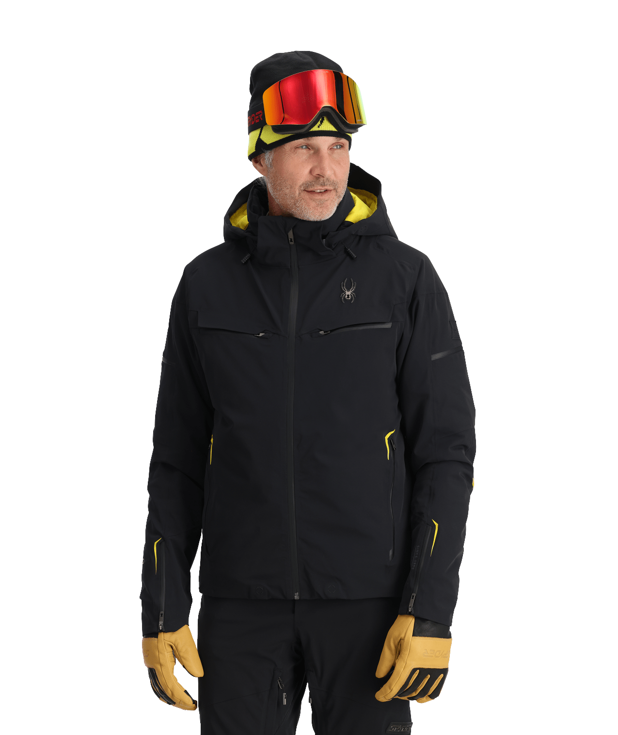 SPYDER M / BLACK Spyder Monterosa Jacket 2025