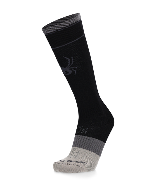 Spyder Mens Po Liner Ski Sock Black