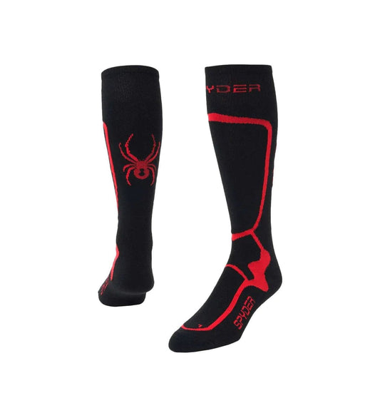 SPYDER M / BLACK PRINT Spyder Pro Liner Sock Black /Red