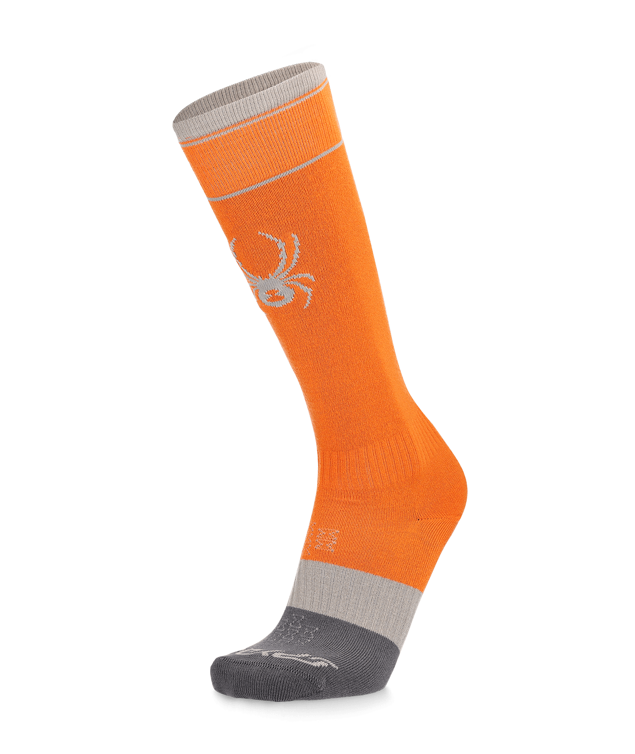 SPYDER M / ORANGE Spyder Mens Po Liner Ski Sock Orange