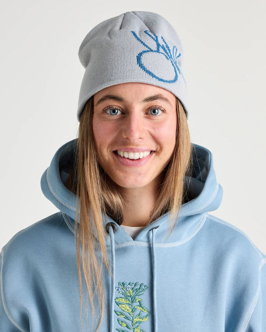 SX SNOW Storm Gray Yuki Threads Hot Lap Beanie