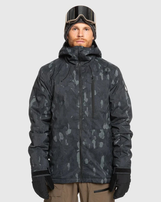 SX SNOW Quiksilver Mission Printed Jacket