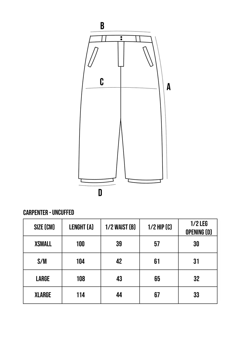 TOO SHADEY Too Shady Carpenter Uncuffed Pant - Has Landed!