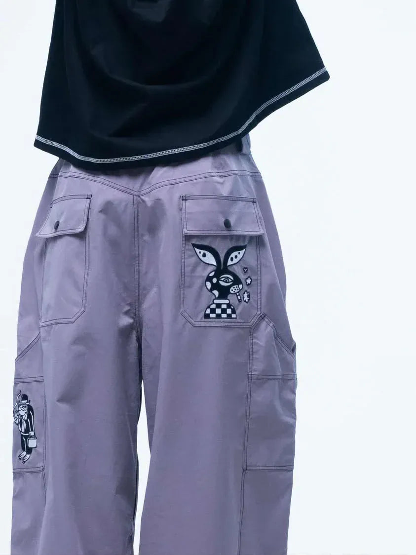 TOO SHADY Too Shady Carpenter Pant Purple - Uncuffed